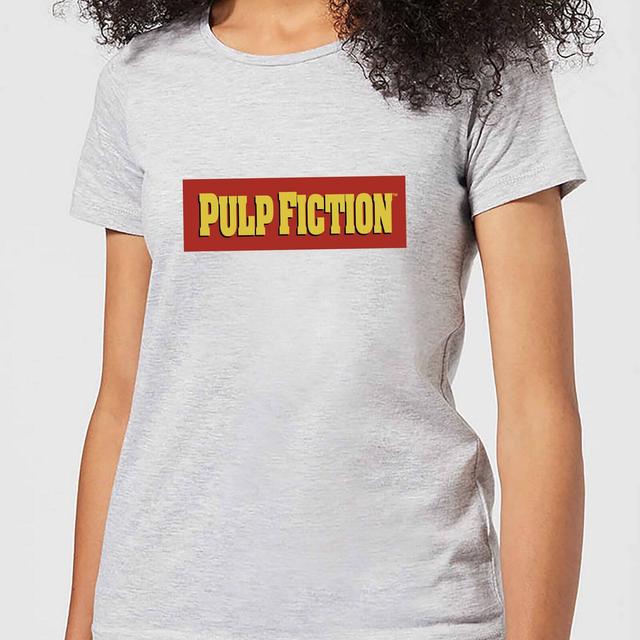 Pulp Fiction Logo Damen T-Shirt - Grau - XS on Productcaster.