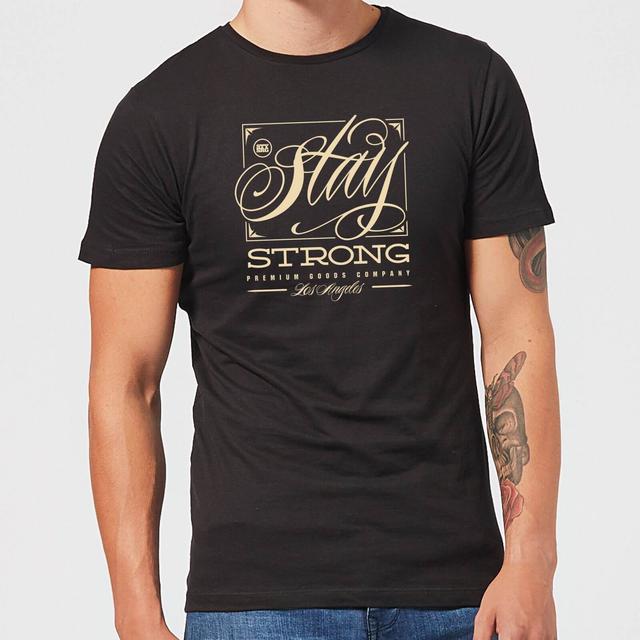 Camiseta Stay Strong Deming para hombre - Negro - XS - Negro on Productcaster.