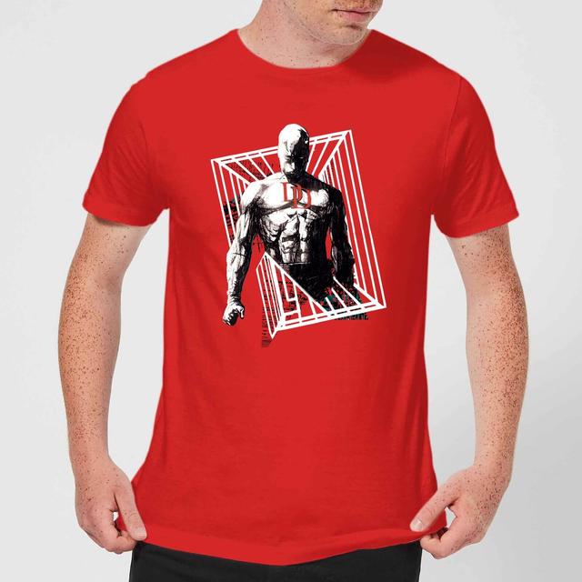 Marvel Knights Daredevil Cage Men's T-Shirt - Red - M on Productcaster.