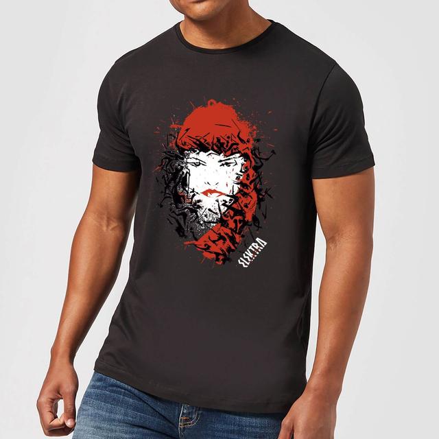 T-Shirt Marvel Knights Elektra la Mort dans les Yeux - Noir on Productcaster.