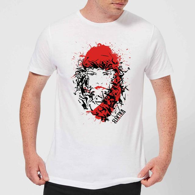 Camiseta Marvel Knights Elektra Face of Death - Hombre - Blanco - M - Blanco on Productcaster.