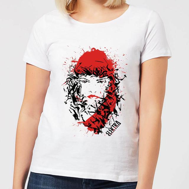 Camiseta Elektra Face Of Death para mujer de Marvel Knights - Blanco - M - Blanco on Productcaster.