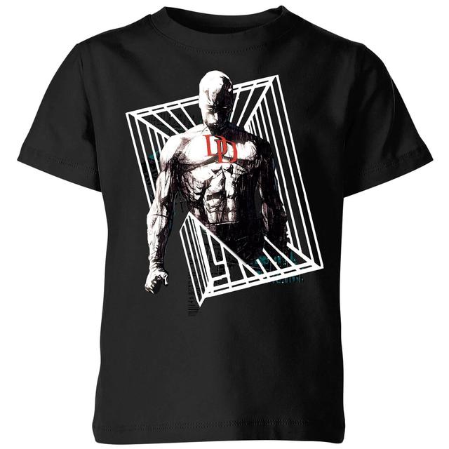 Camiseta para niño Daredevil Cage de Marvel Knights - Negro - 5-6 años - Negro on Productcaster.