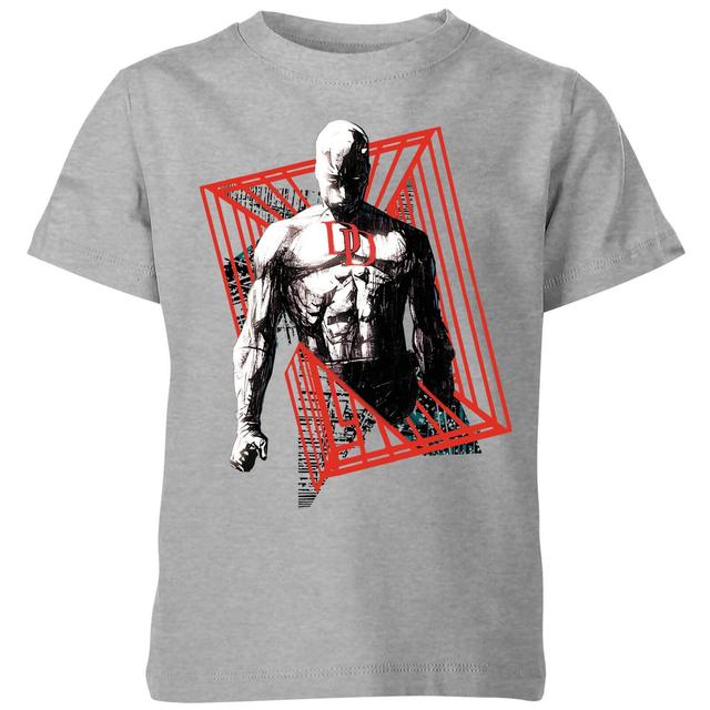 Camiseta para niño Daredevil Cage de Marvel Knights - Gris - 9-10 años - Gris on Productcaster.