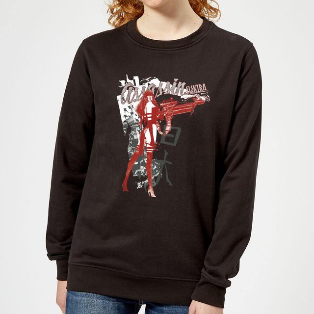 Sudadera Marvel Knights Elektra Assassin - Mujer - Negro - XL - Negro on Productcaster.