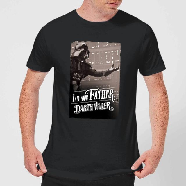 Star Wars Darth Vader I Am Your Father Open Arm Men's T-Shirt - Black - S - Black on Productcaster.