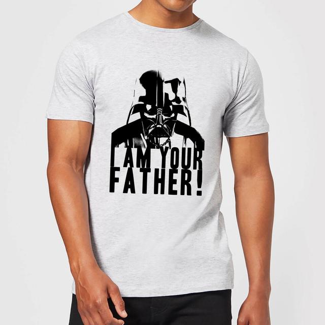 Star Wars Darth Vader I Am Your Father Confession Men's T-Shirt - Grey - 5XL on Productcaster.