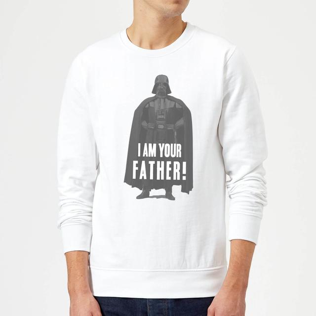 Star Wars Darth Vader I Am Your Father Pose Sweatshirt - White - XXL - Vit on Productcaster.