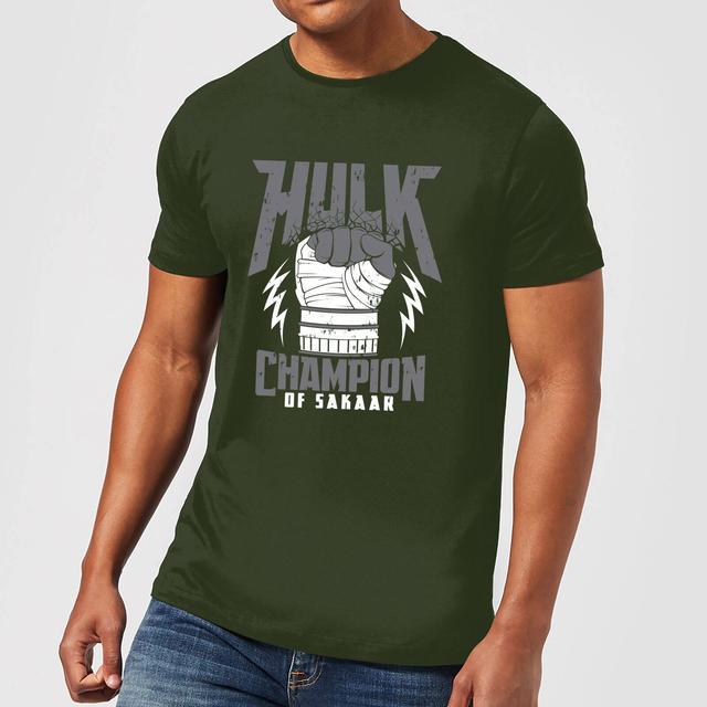 Camiseta para hombre Thor Ragnarok Hulk Champion de Marvel - Verde bosque - XS on Productcaster.