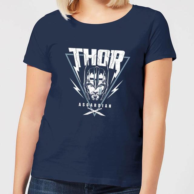 Marvel Thor Ragnarok Asgardian Triangle Women's T-Shirt - Navy - L - Navy on Productcaster.