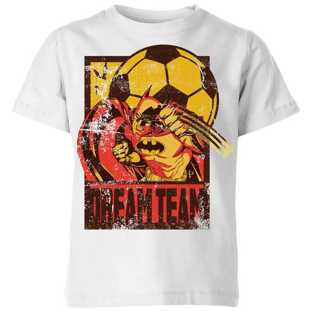 DC Comics Batman Dream Team Punch Kinder T-Shirt - Weiß - 3-4 Jahre on Productcaster.