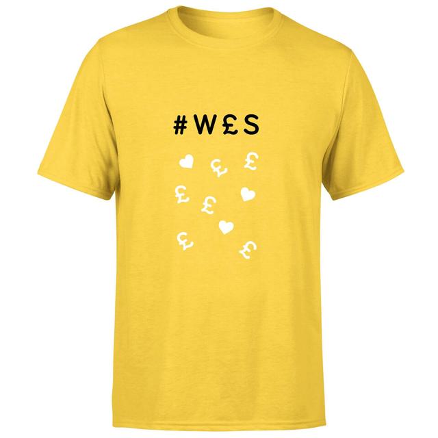 W£s Men's T-Shirt - Yellow - XXL - Gelb on Productcaster.