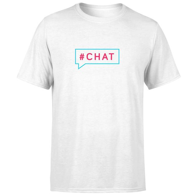 Chat Men's T-Shirt - White - XL - White on Productcaster.