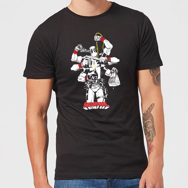 Marvel Deadpool Multitasking Herren T-Shirt - Schwarz - XS on Productcaster.