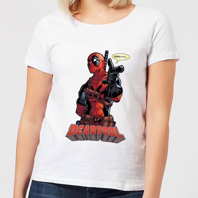 Camiseta Deadpool Hey You para mujer de Marvel - Blanco - XXL on Productcaster.