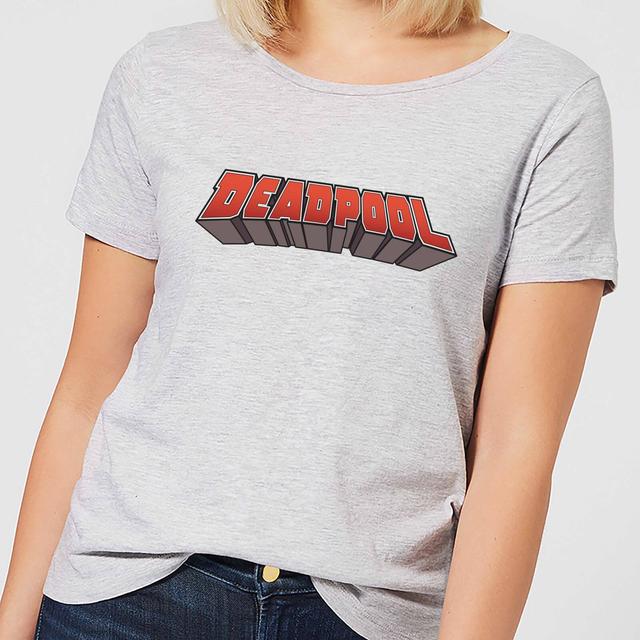 Marvel Deadpool Logo Dames T-shirt - Grijs - S - Grijs on Productcaster.