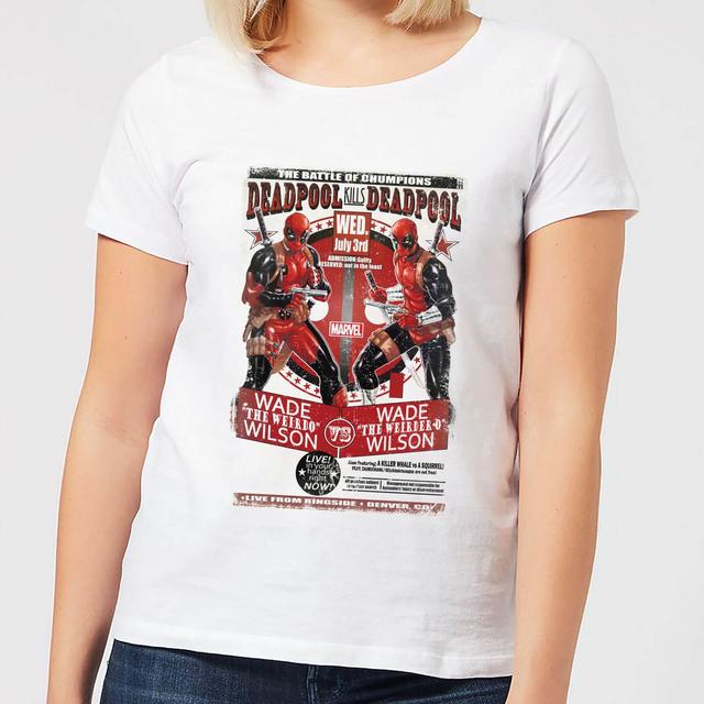 Camiseta Marvel Deadpool Deadpool Mata - Mujer - Blanco - S - Blanco on Productcaster.