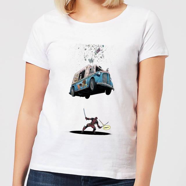 Marvel Deadpool Ice Cream Women's T-Shirt - White - XL - White on Productcaster.