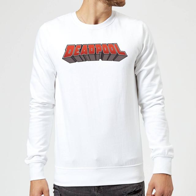 Marvel Deadpool Logo Sweatshirt - White - XXL on Productcaster.