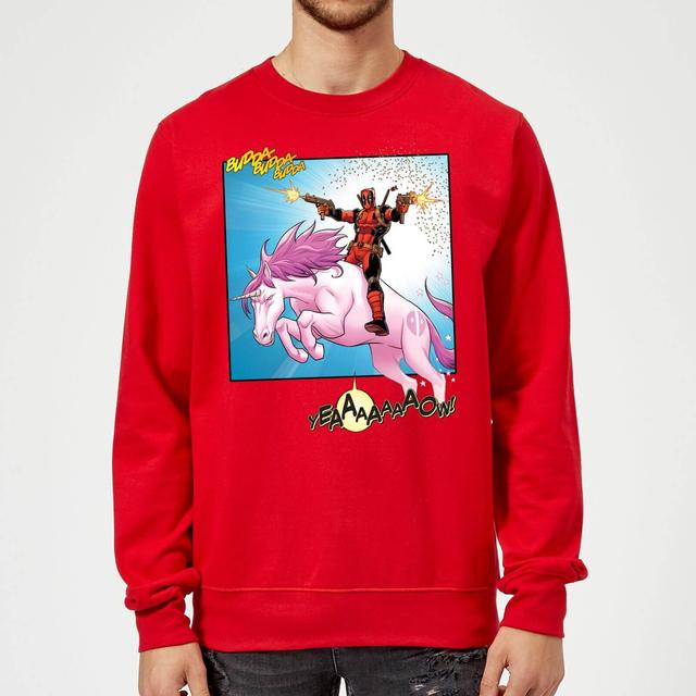 Marvel Deadpool Unicorn Battle Jumper - Red - XL on Productcaster.