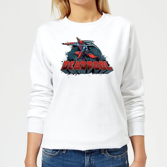 Sudadera Deadpool Sword Logo para mujer de Marvel - Blanco - XL - Blanco on Productcaster.