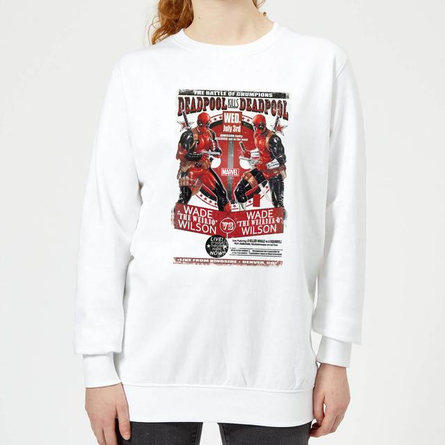 Marvel Deadpool Kills Deadpool Damen Pullover - Weiß - M on Productcaster.