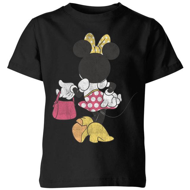 Disney Minnie Mouse Back Pose Kinder T-Shirt - Schwarz - 9-10 Jahre on Productcaster.