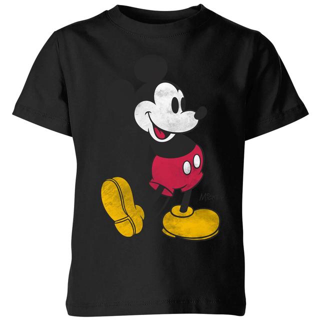 Camiseta Disney Mickey Mouse Pose Clásico - Niño - Negro - 7-8 años on Productcaster.