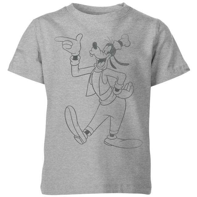 Disney Goofy Klassieke Pose Kinder T-Shirt - Grijs - 110/116 (5-6 jaar) on Productcaster.