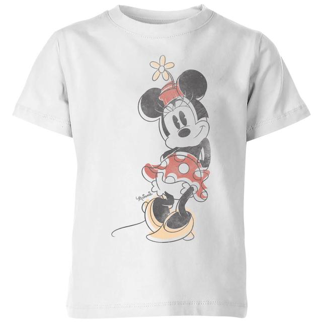 Camiseta Disney Mickey Mouse Minnie Offset - Niño - Blanco - 11-12 años - Blanco on Productcaster.