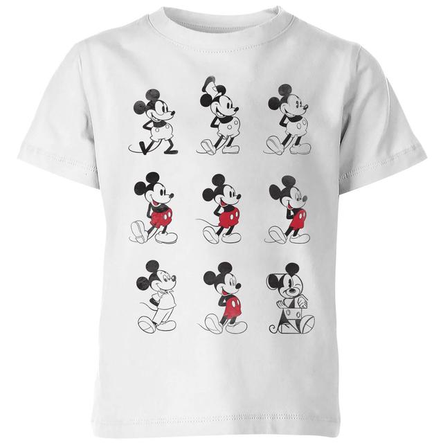 Disney Evolution Nine Poses Kinder T-Shirt - Weiß - 7-8 Jahre on Productcaster.