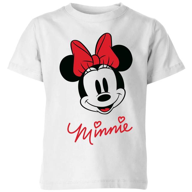 Camiseta Disney Mickey Mouse Minnie Cara - Niño - Blanco - 11-12 años on Productcaster.