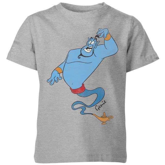 Disney Aladdin Genie Classic Kids' T-Shirt - Grey - 5-6 Years on Productcaster.