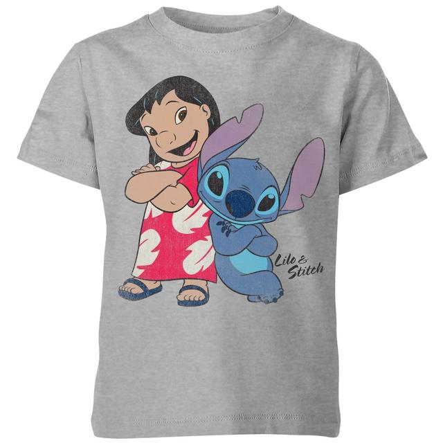 Camiseta Disney Lilo y Stitch - Niño - Gris - 9-10 años on Productcaster.