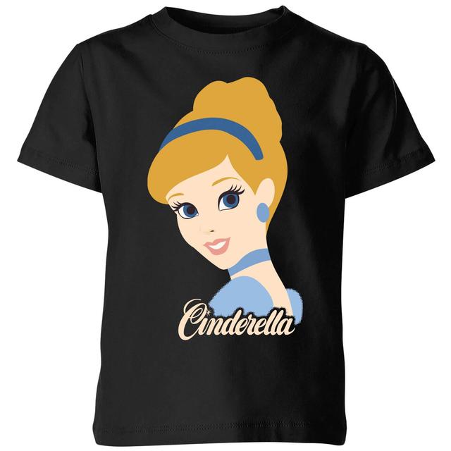 T-Shirt Disney Silhouette Princesse Cendrillon - Noir on Productcaster.