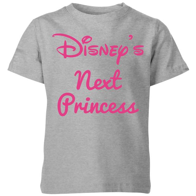 Disney Next Princess Kinder T-Shirt - Grijs - 134/140 (9-10 jaar) - Grijs on Productcaster.