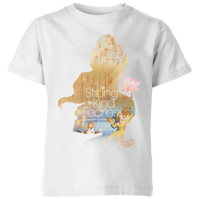 Camiseta Disney La Bella y la Bestia Silueta Bella - Niño - Blanco - 5-6 años on Productcaster.