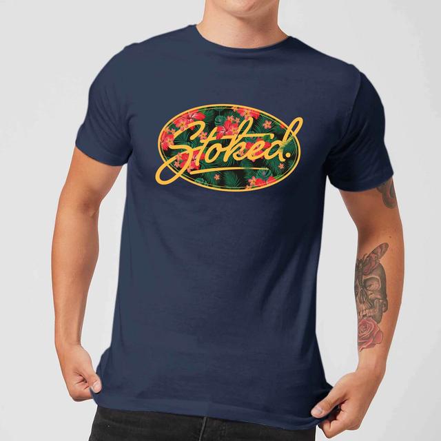 Stoked Men's T-Shirt - Navy - XL - Navy on Productcaster.