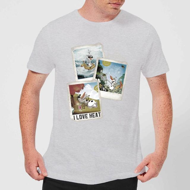 Disney Frozen Olaf Polaroid Men's T-Shirt - Grey - S on Productcaster.