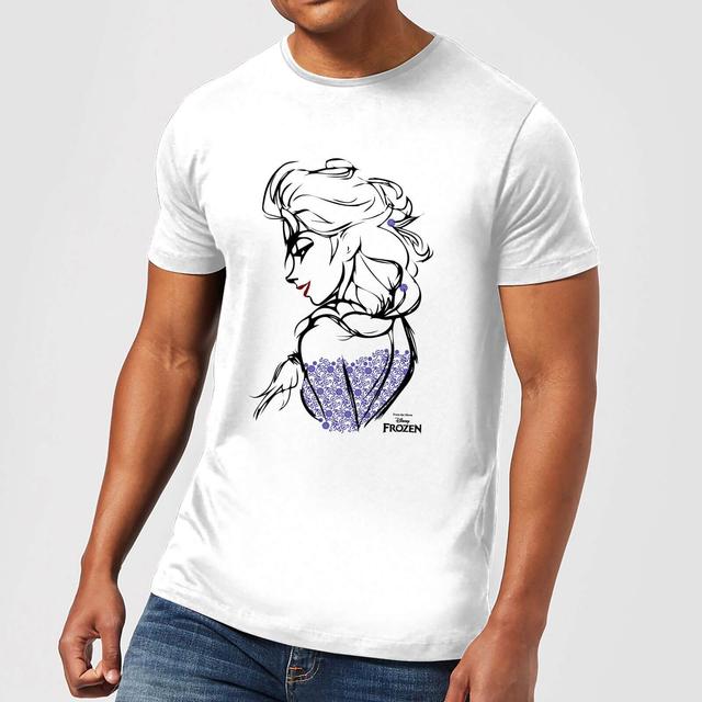 Frozen Elsa Sketch T-shirt - Wit - M on Productcaster.