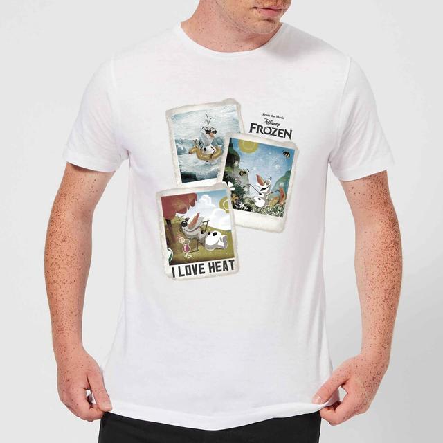 Die Eiskönigin Olaf Polaroid Herren T-Shirt - Weiß - M - Weiß on Productcaster.