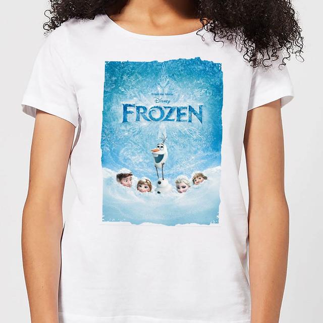 Frozen Snow Poster Dames T-shirt - Wit - M - Wit on Productcaster.