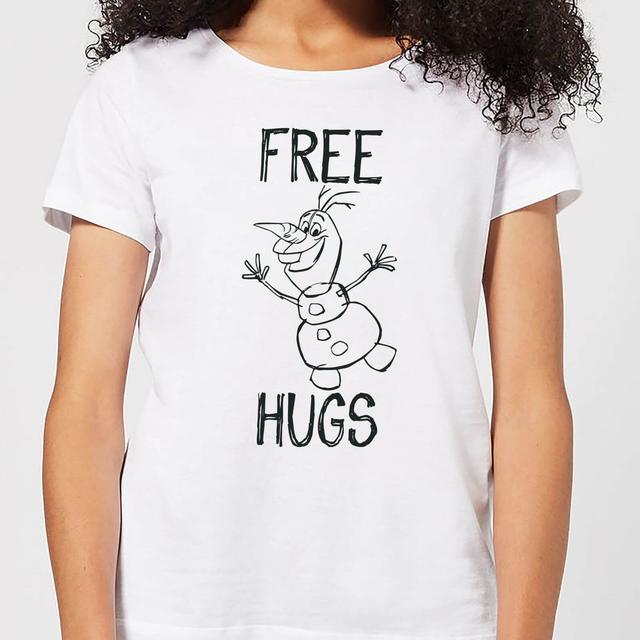 Frozen Olaf Free Hugs Dames T-shirt - Wit - XXL on Productcaster.