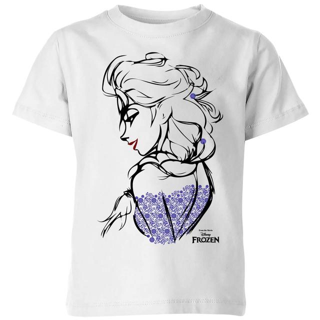 Camiseta Disney Frozen Elsa Sketch - Niño - Blanco - 3-4 años on Productcaster.