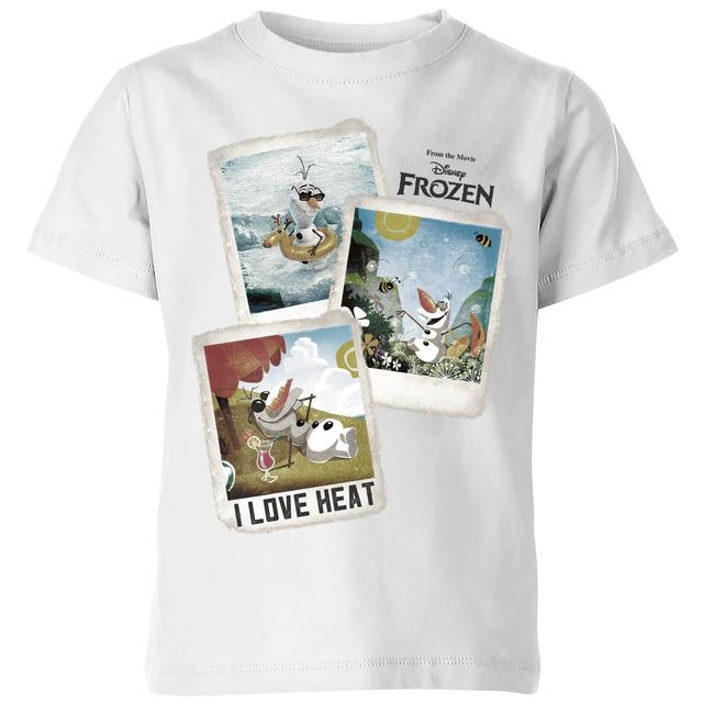 Disney Frozen Olaf Polaroid Kids' T-Shirt - White - 3-4 Years on Productcaster.