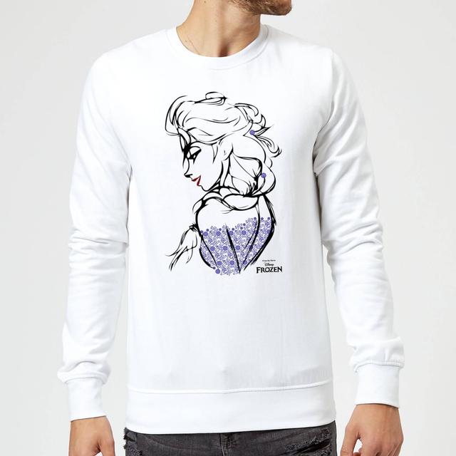 Sudadera Disney Frozen Elsa Sketch - Hombre - Blanco - L - Blanco on Productcaster.