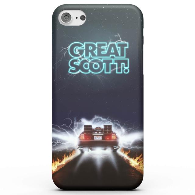 Back To The Future Great Scott Smartphone Hülle - iPhone 8 - Tough Hülle Glänzend on Productcaster.