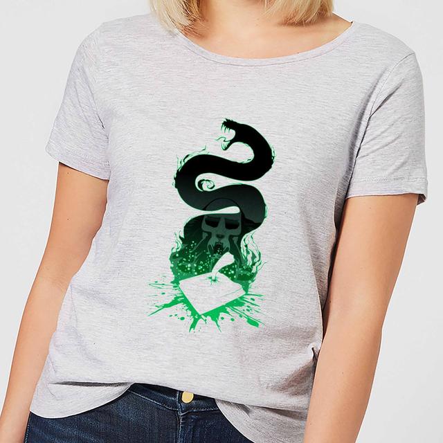 Camiseta Harry Potter Nagini Silueta - Mujer - Gris - L - Gris on Productcaster.