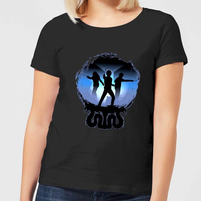 Harry Potter Silhouette Attack Damen T-Shirt - Schwarz - M on Productcaster.