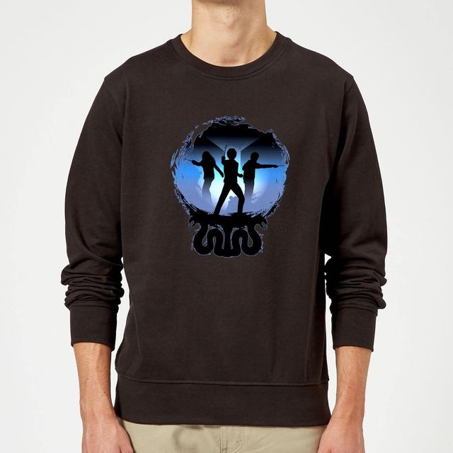 Sudadera Harry Potter Ataque Silueta - Hombre - Negro - M - Negro on Productcaster.